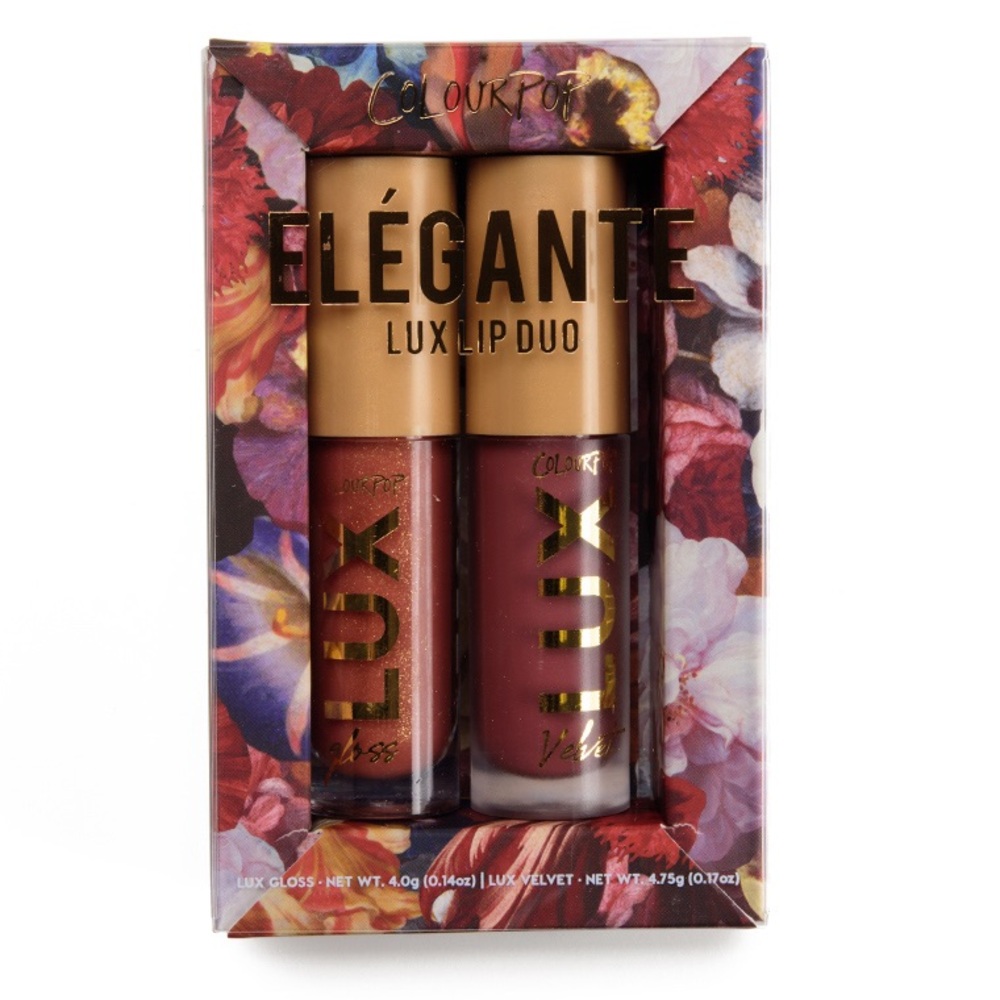 🆕 ‘Elegante’ Lux Lip Duo - Colourpop - NEW IN BOX - Picture 1 of 3
